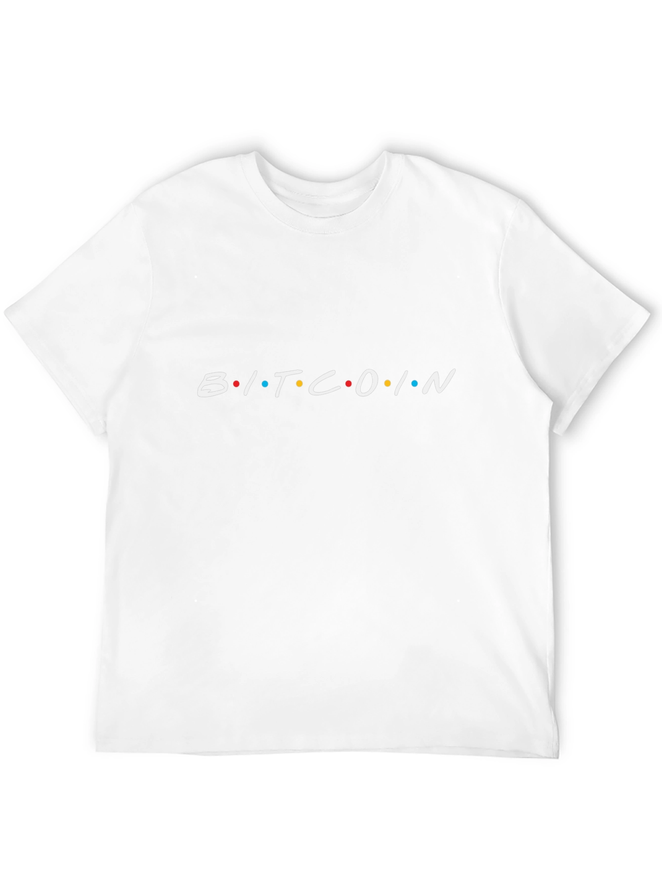 Bitcoin Friends Inspired Black T-Shirt