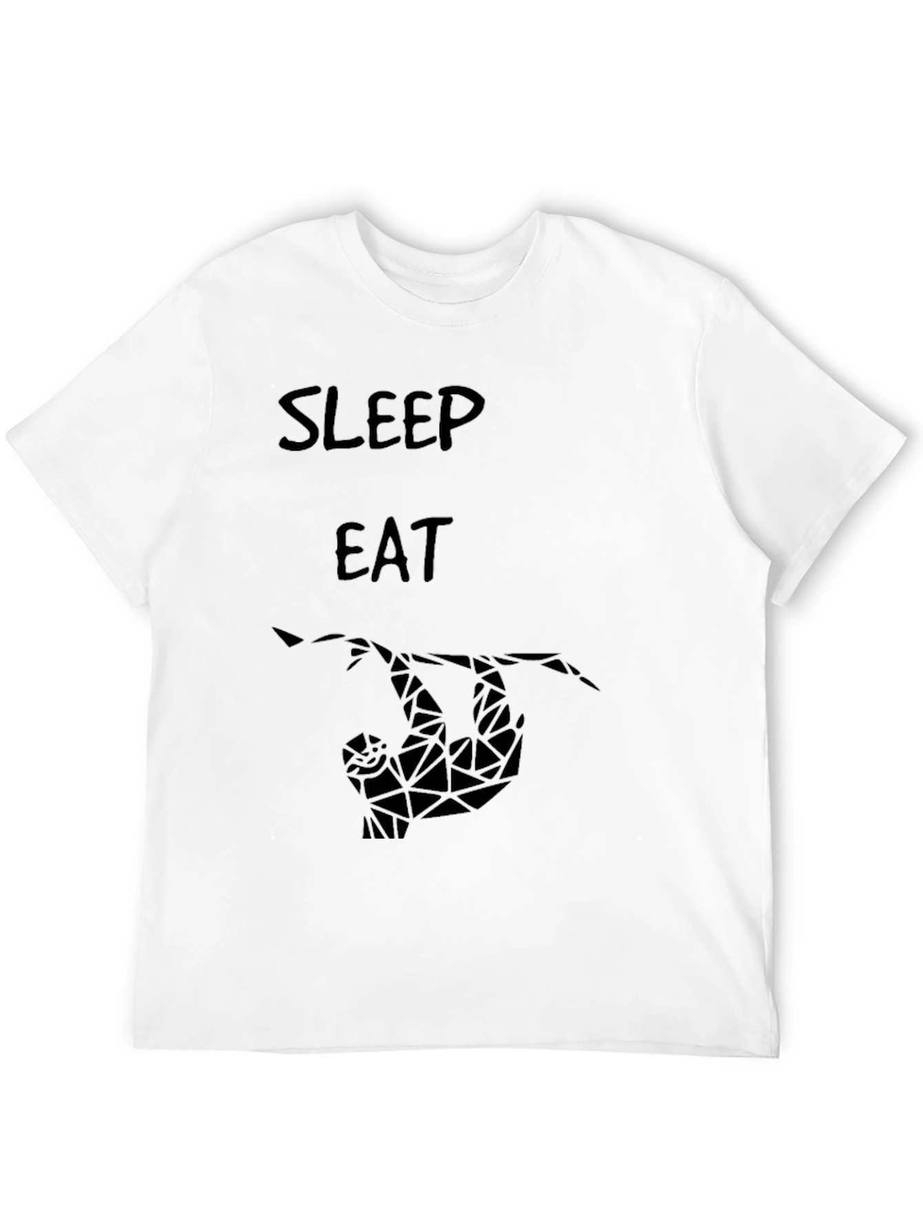 Sleep Eat Sloth Graphic T-Shirt - Relaxed Fit