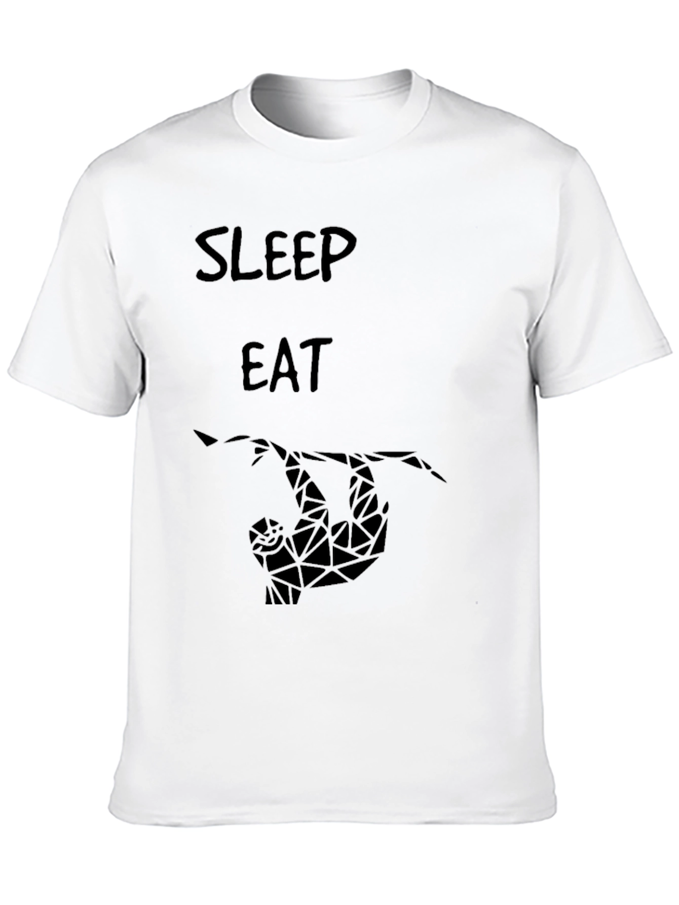 Sleep Eat Sloth Graphic T-Shirt - Relaxed Fit
