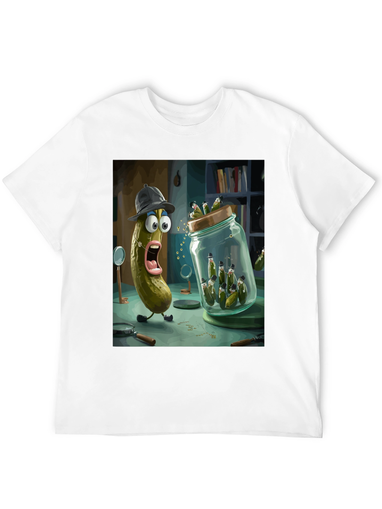 Pickle Detective Graphic T-Shirt