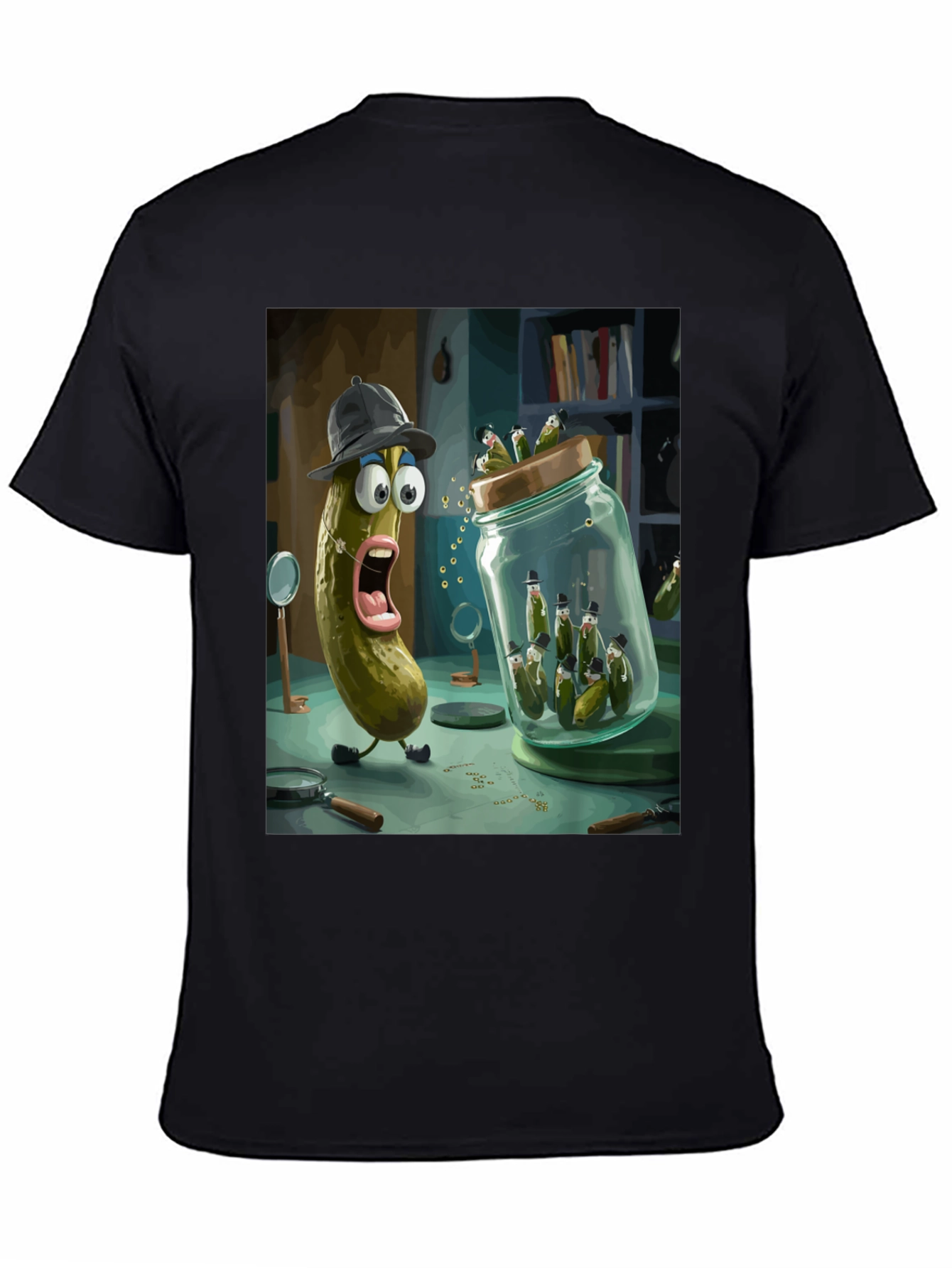 Pickle Detective Graphic T-Shirt