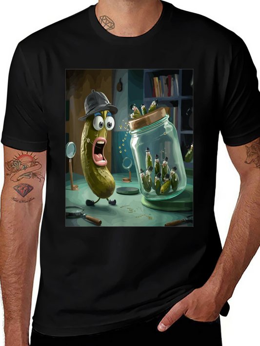 Pickle Detective Graphic T-Shirt