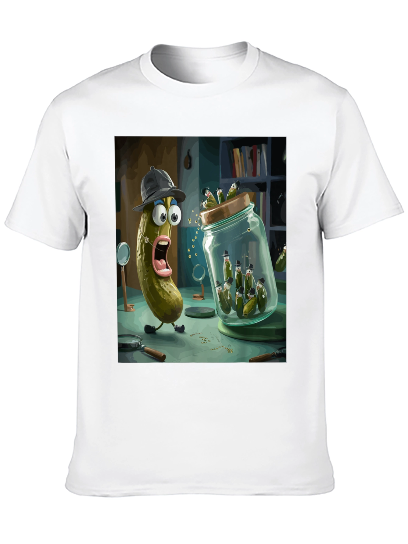 Pickle Detective Graphic T-Shirt