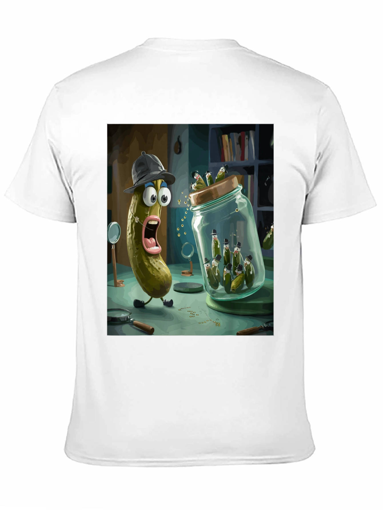 Pickle Detective Graphic T-Shirt
