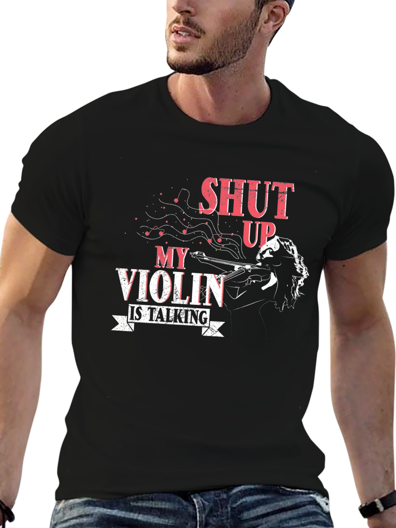 Shut Up My Violin Is Talking T-Shirt