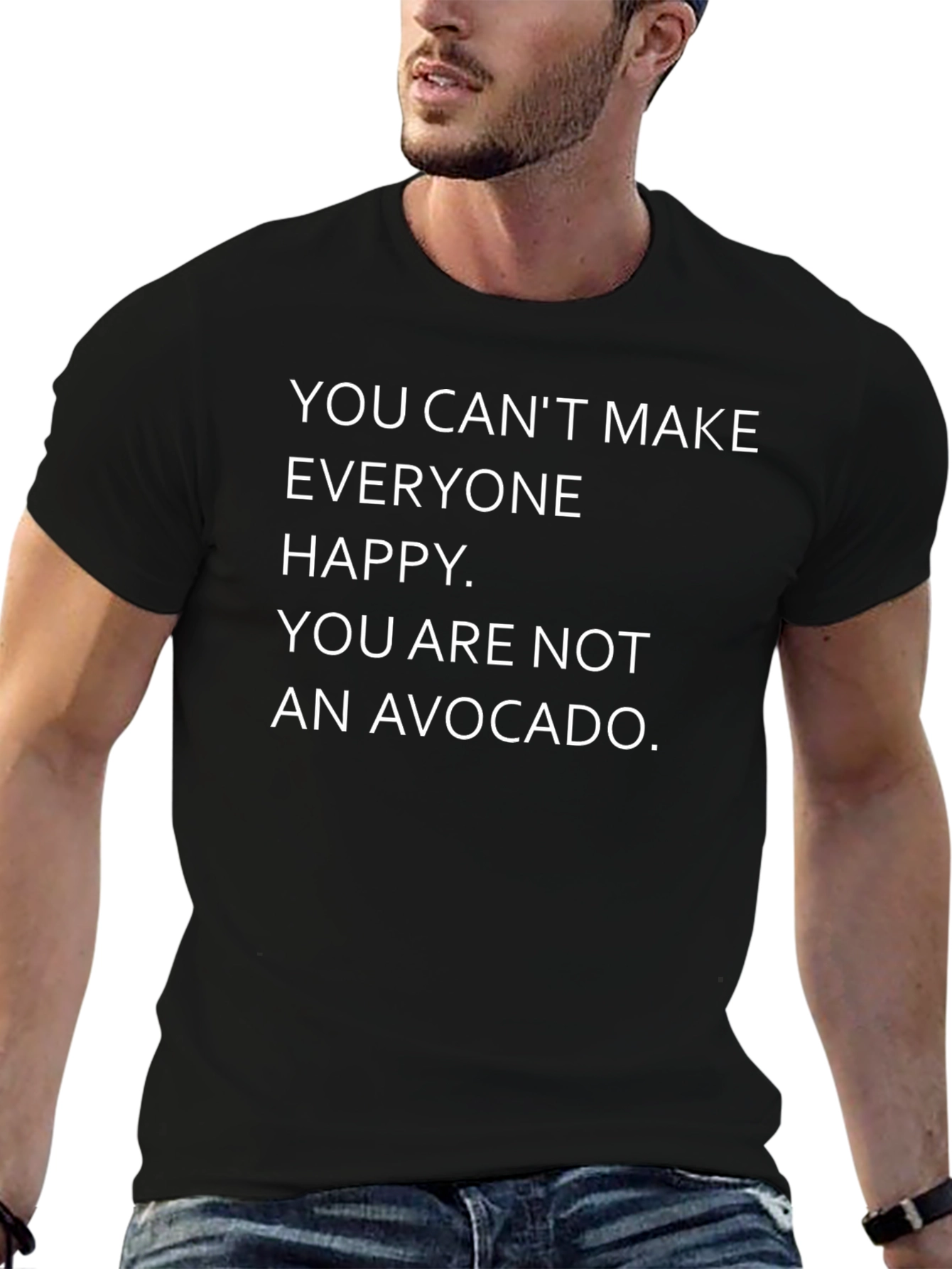 Funny Avocado T-Shirt: You Cant Make Everyone Happy Tee
