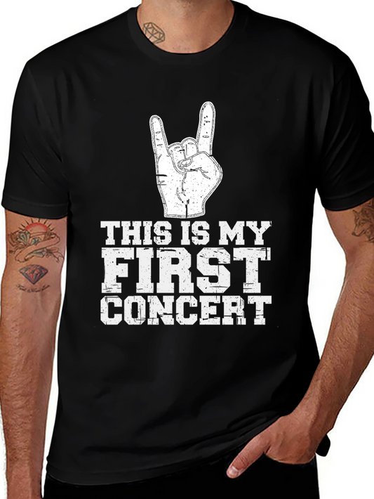 This Is My First Concert T-Shirt - Rock On!
