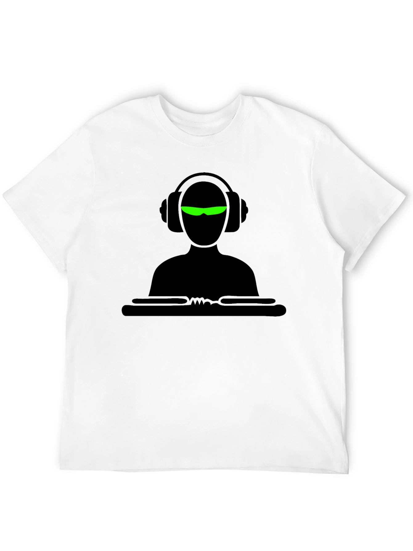 DJ Graphic Black T-Shirt - Music Lover Tee