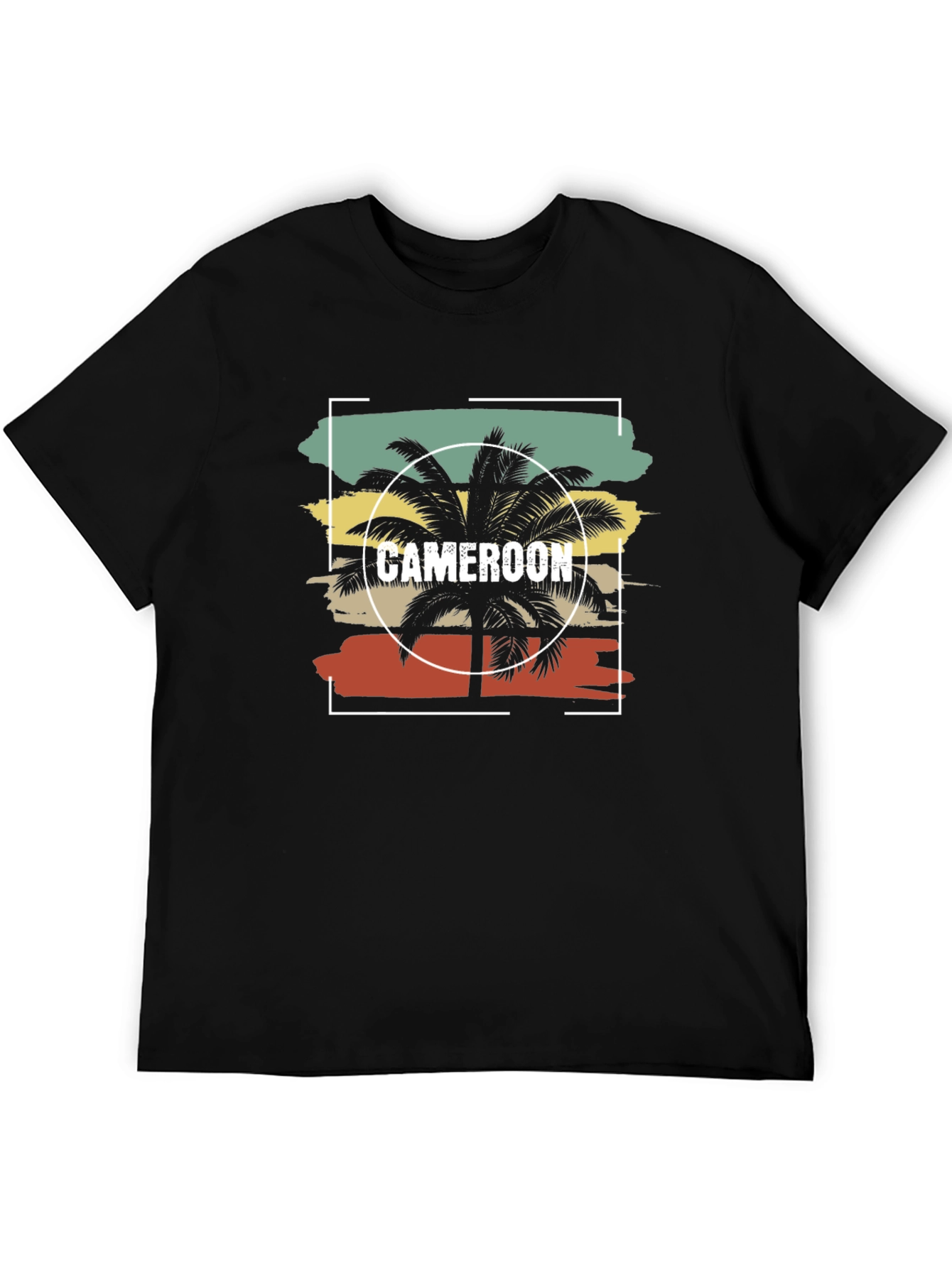 Cameroon Palm Tree Retro T-Shirt