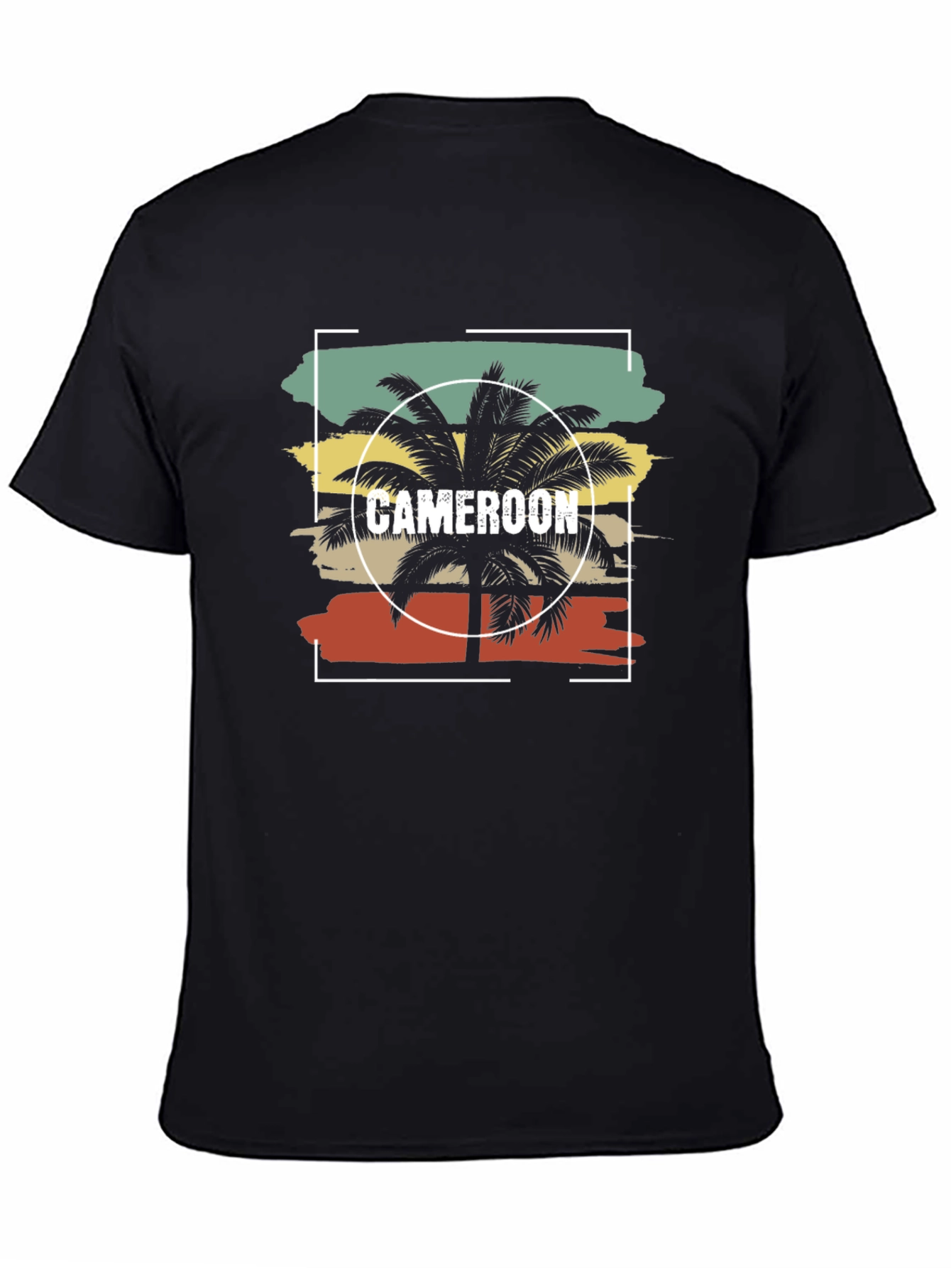 Cameroon Palm Tree Retro T-Shirt