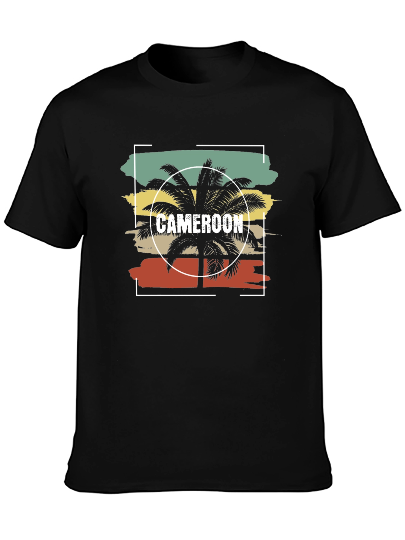 Cameroon Palm Tree Retro T-Shirt