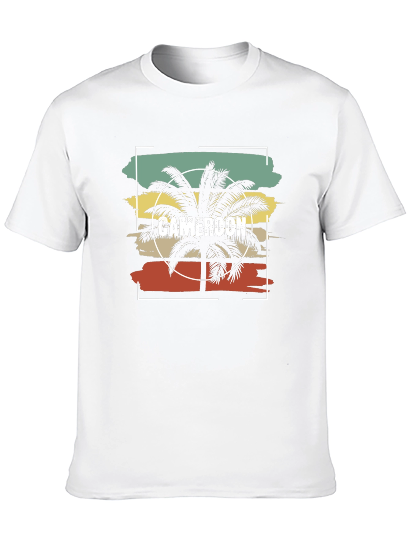 Cameroon Palm Tree Retro T-Shirt