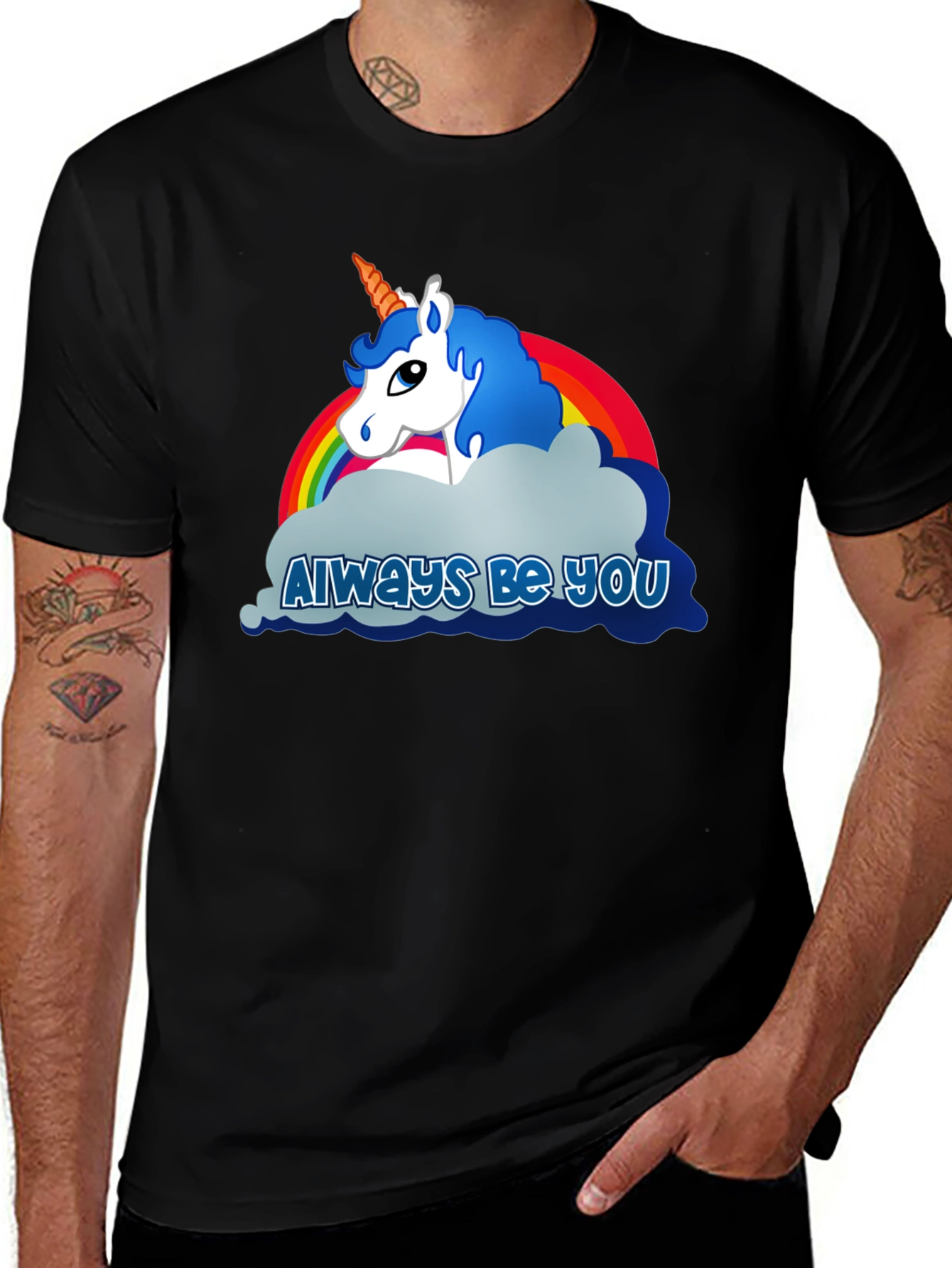 Always Be You Unicorn Graphic T-Shirt