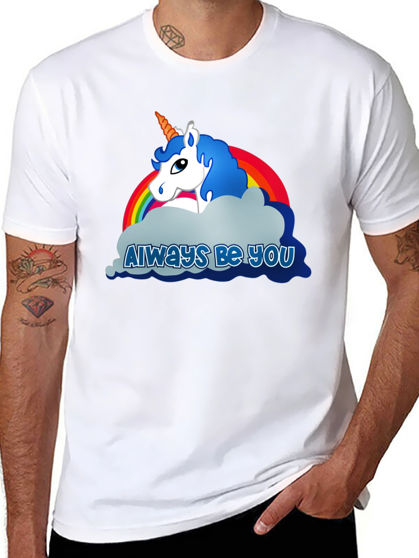 Always Be You Unicorn Graphic T-Shirt
