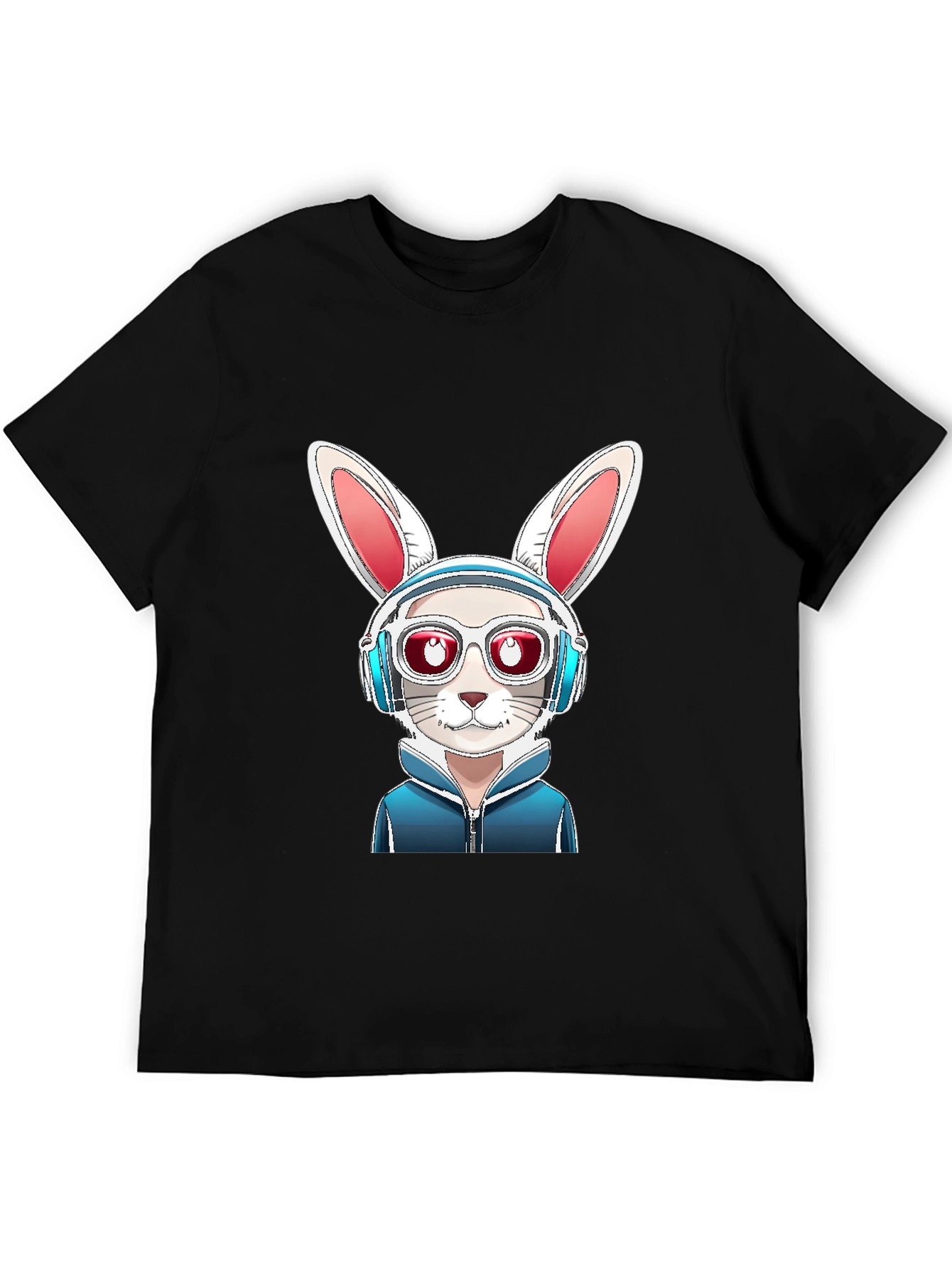 Cool Rabbit Graphic Tee - Urban Style