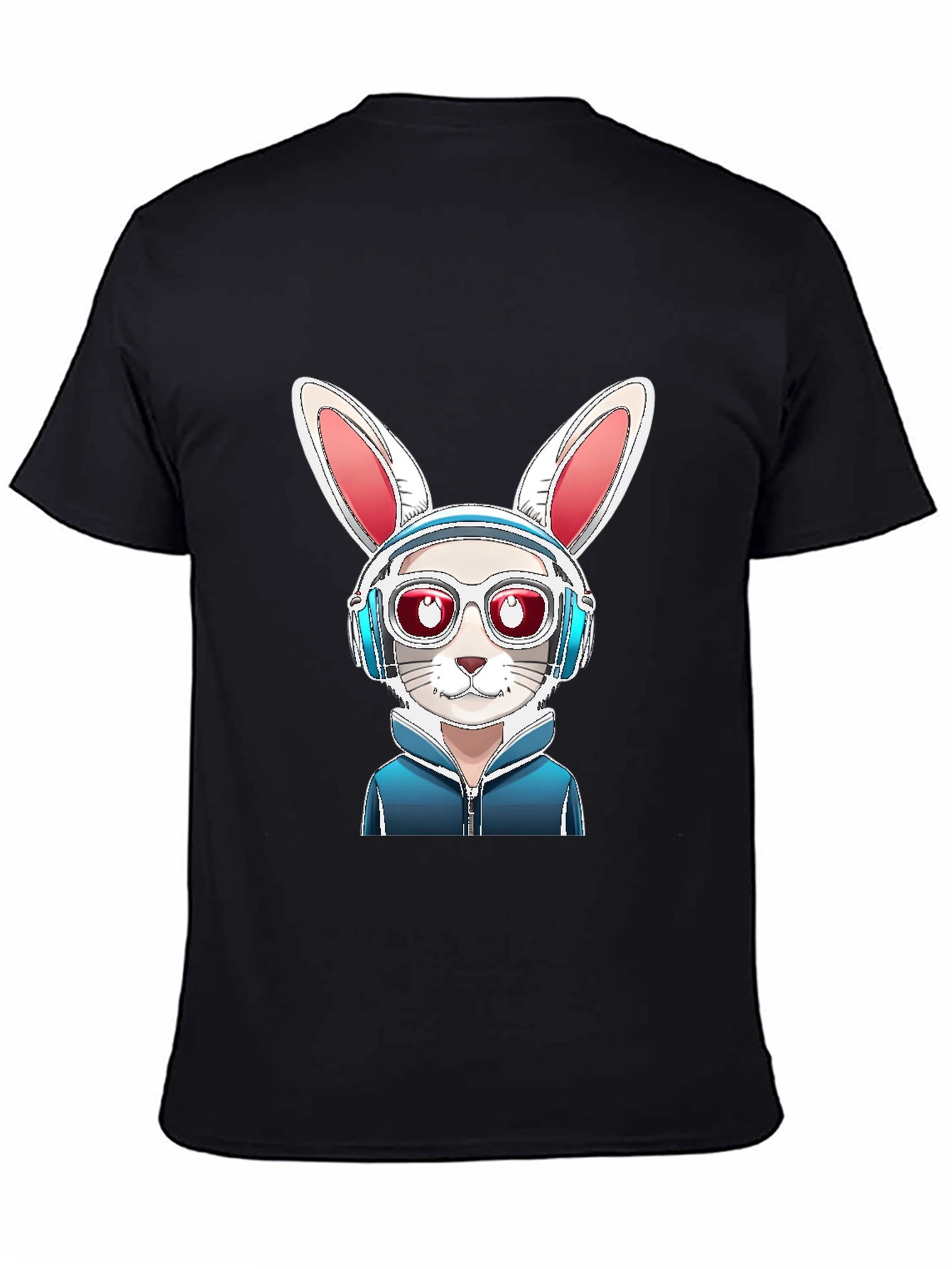 Cool Rabbit Graphic Tee - Urban Style
