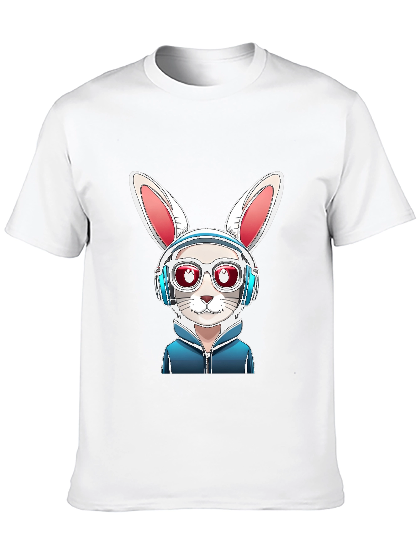 Cool Rabbit Graphic Tee - Urban Style