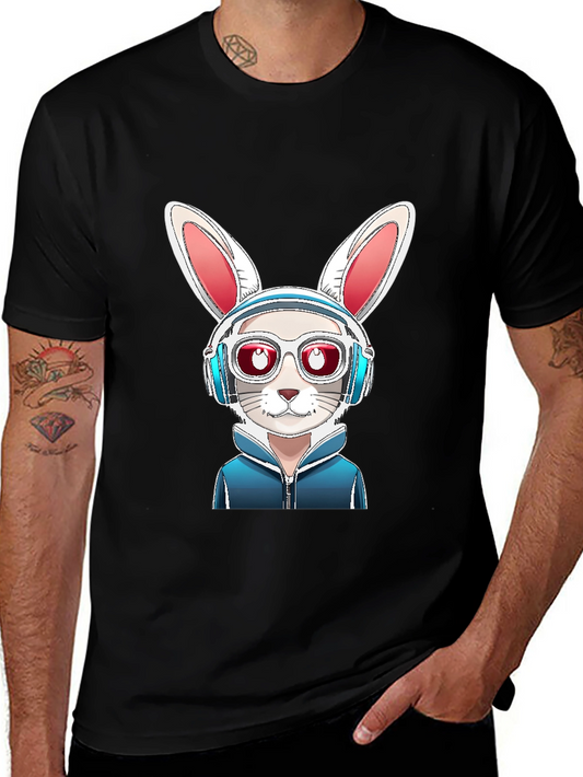 Cool Rabbit Graphic Tee - Urban Style