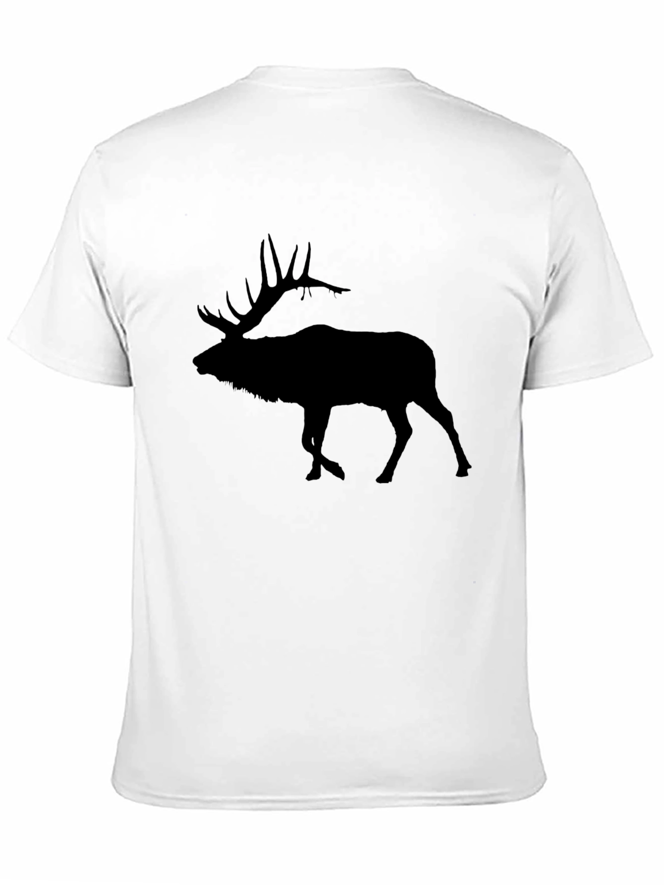 Elk Silhouette Black T-Shirt