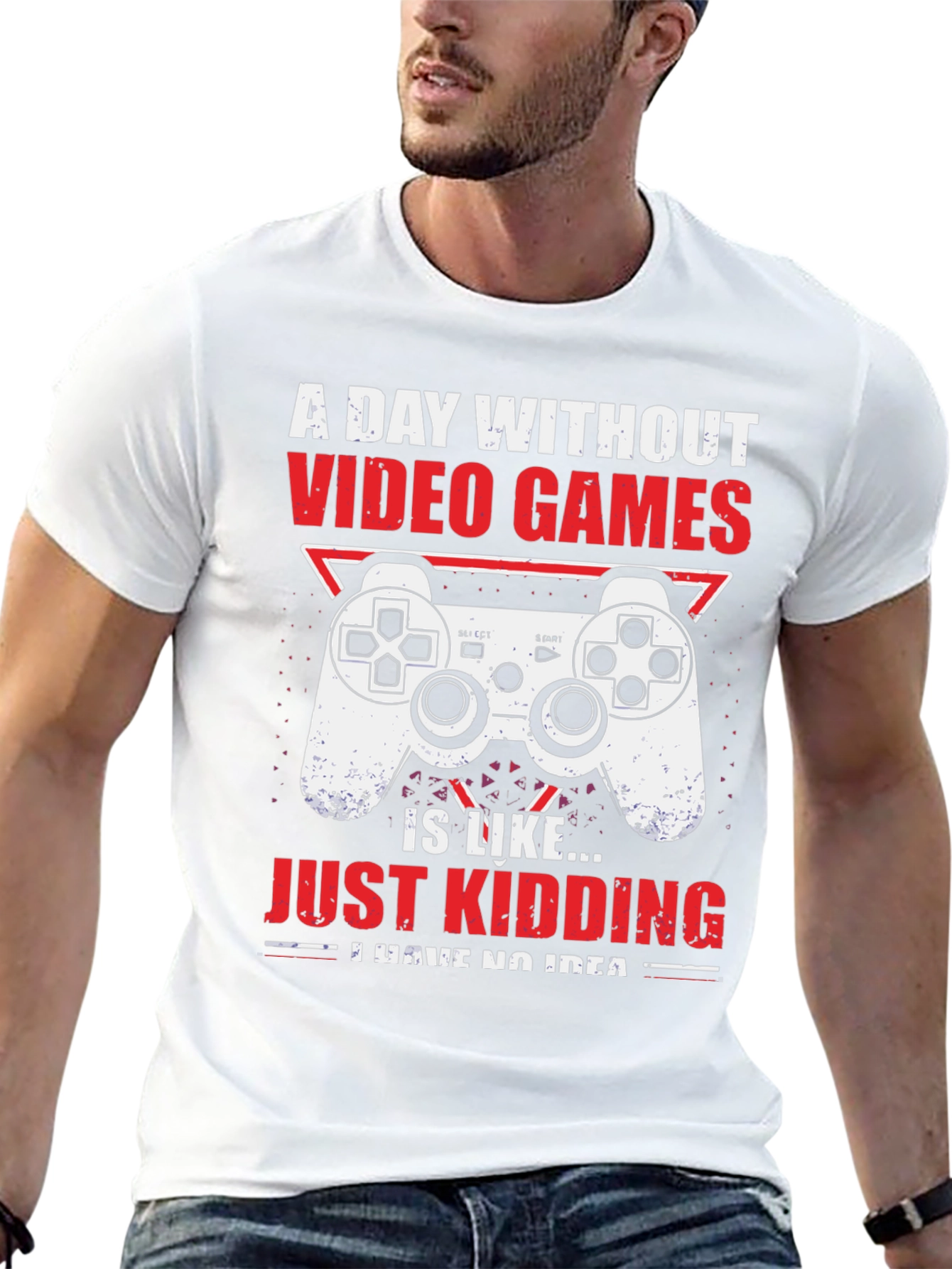 Funny Gamer T-Shirt - A Day Without Video Games