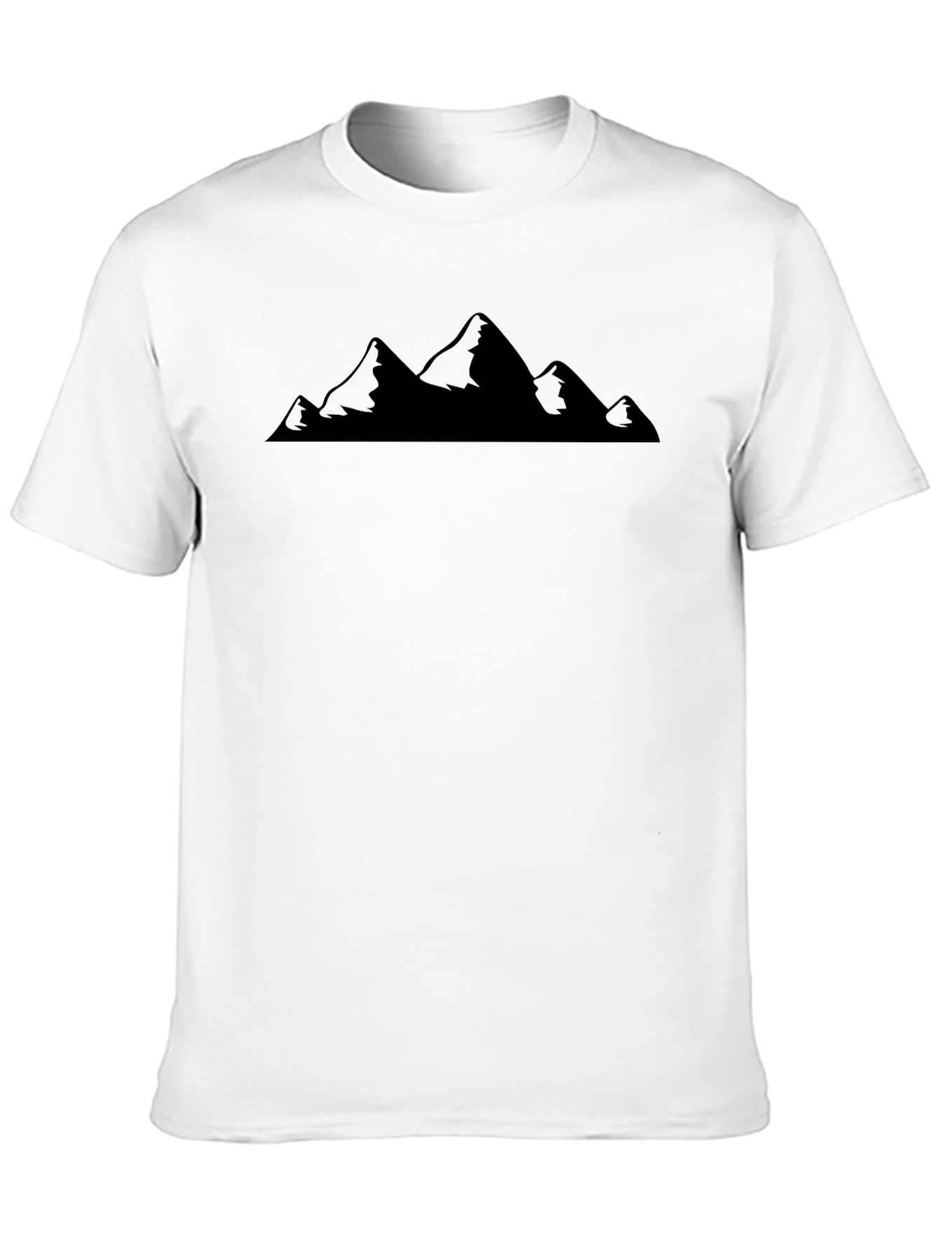 Mountain Silhouette Black T-Shirt