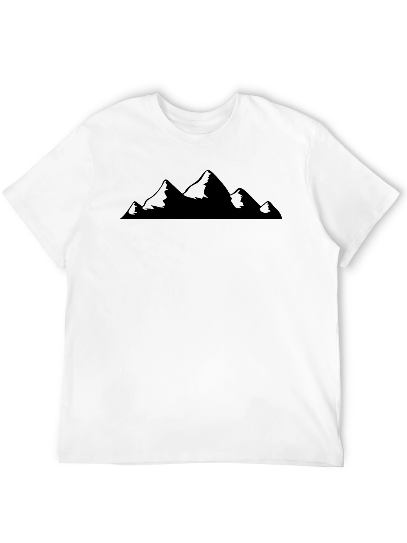 Mountain Silhouette Black T-Shirt