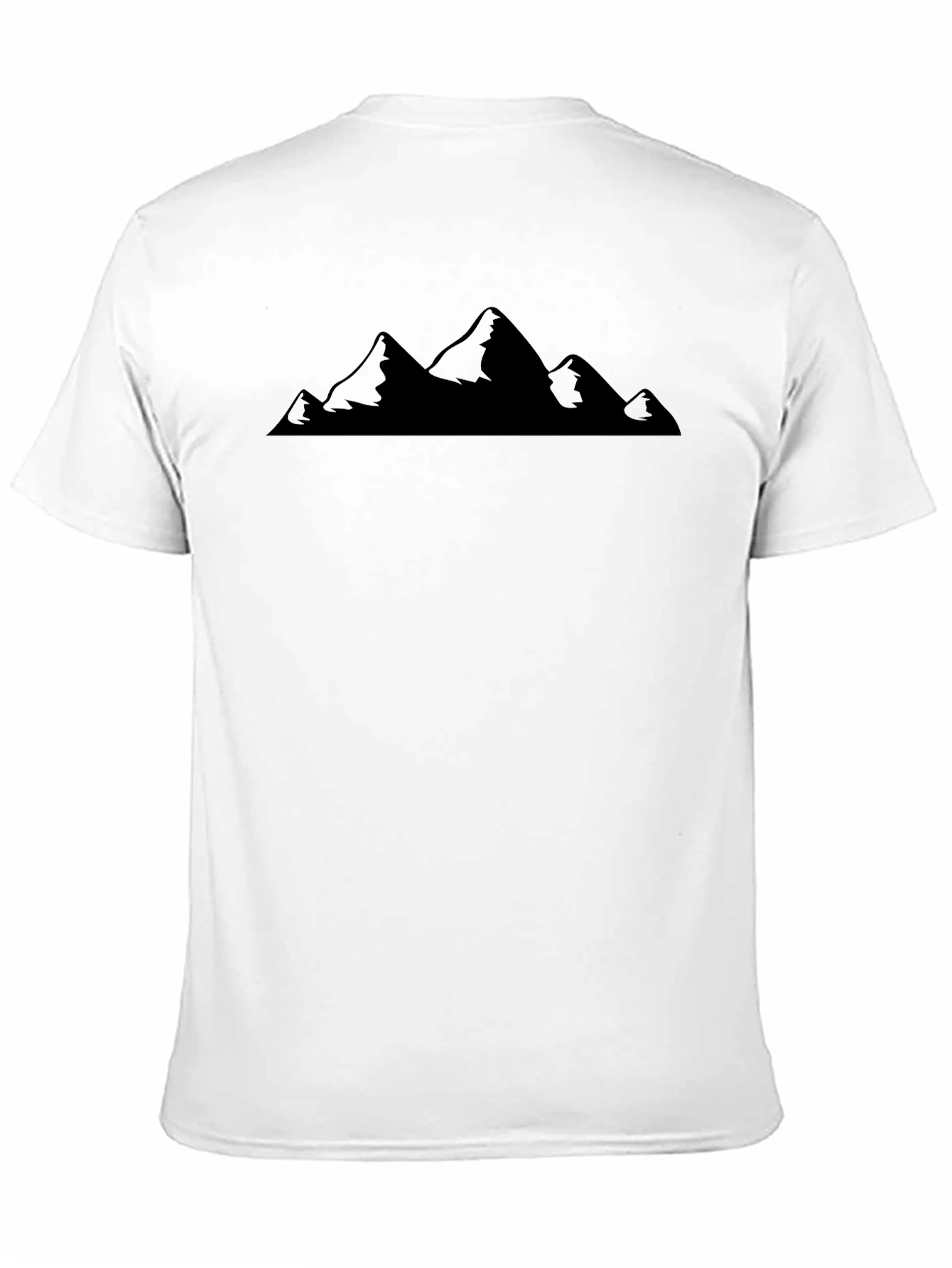 Mountain Silhouette Black T-Shirt