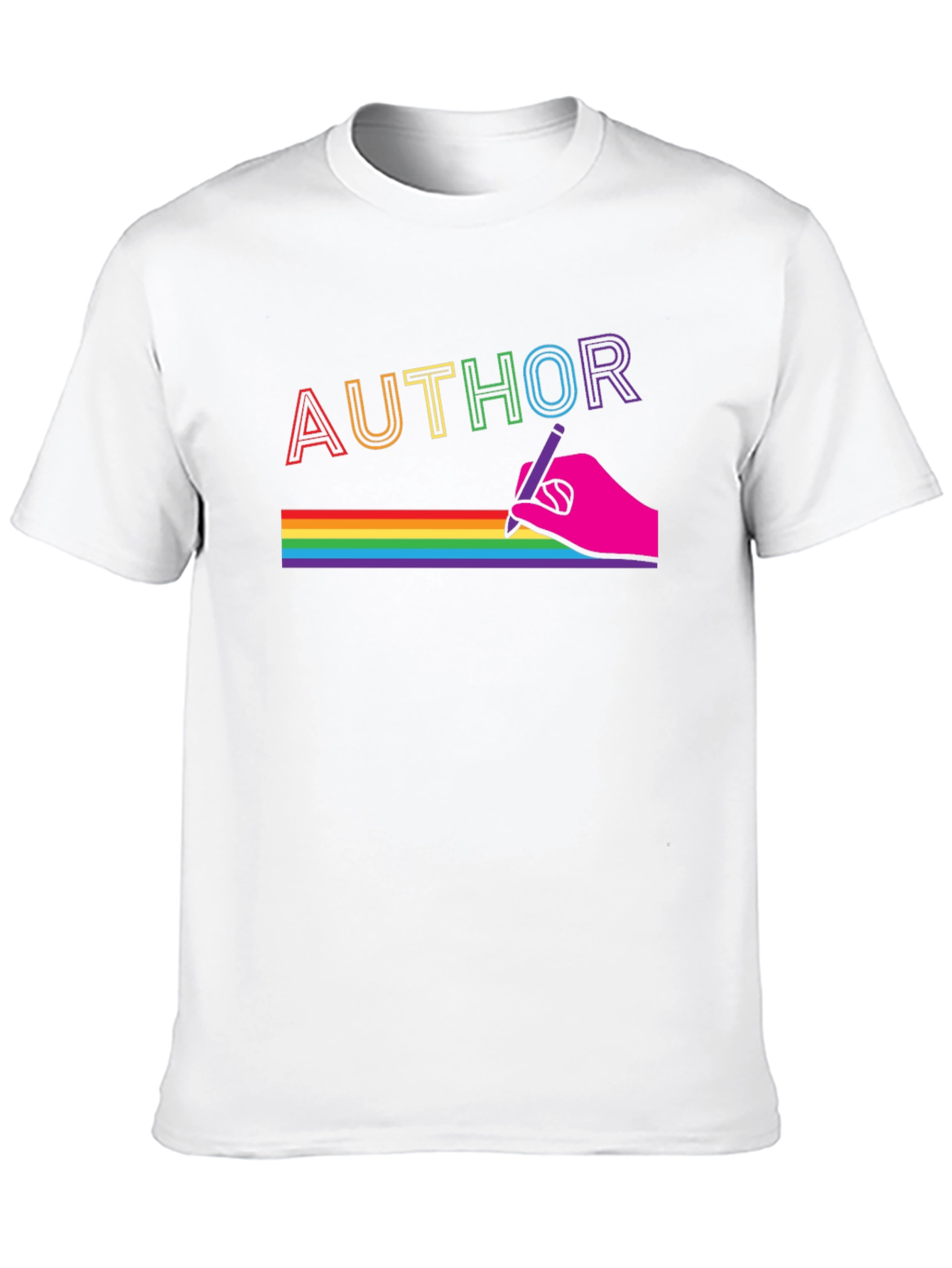 Rainbow Author Graphic Tee
