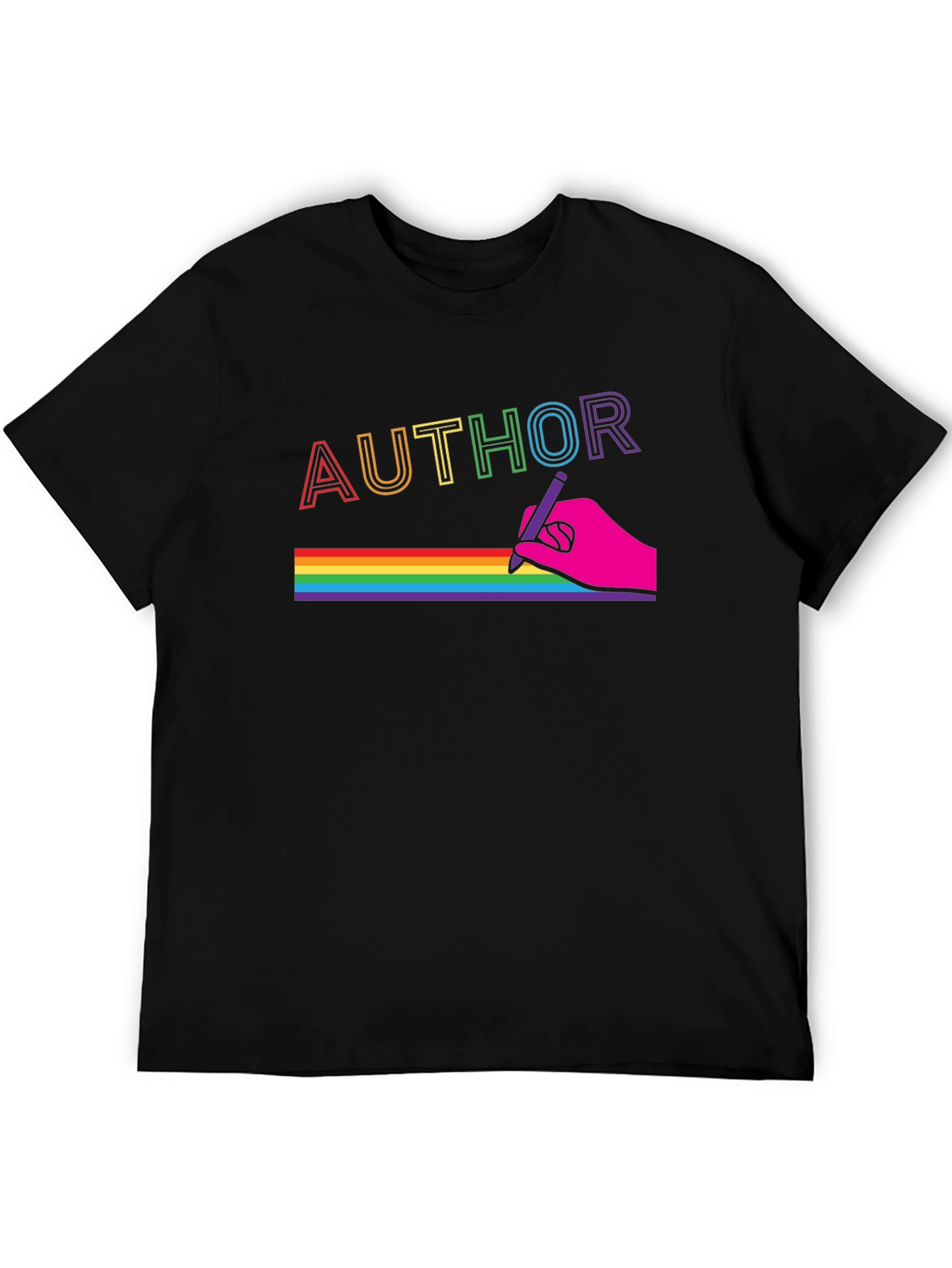 Rainbow Author Graphic Tee