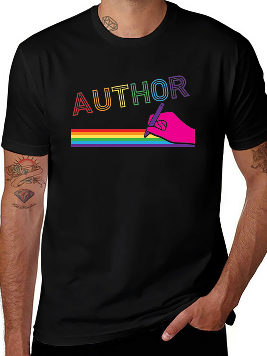 Rainbow Author Graphic Tee