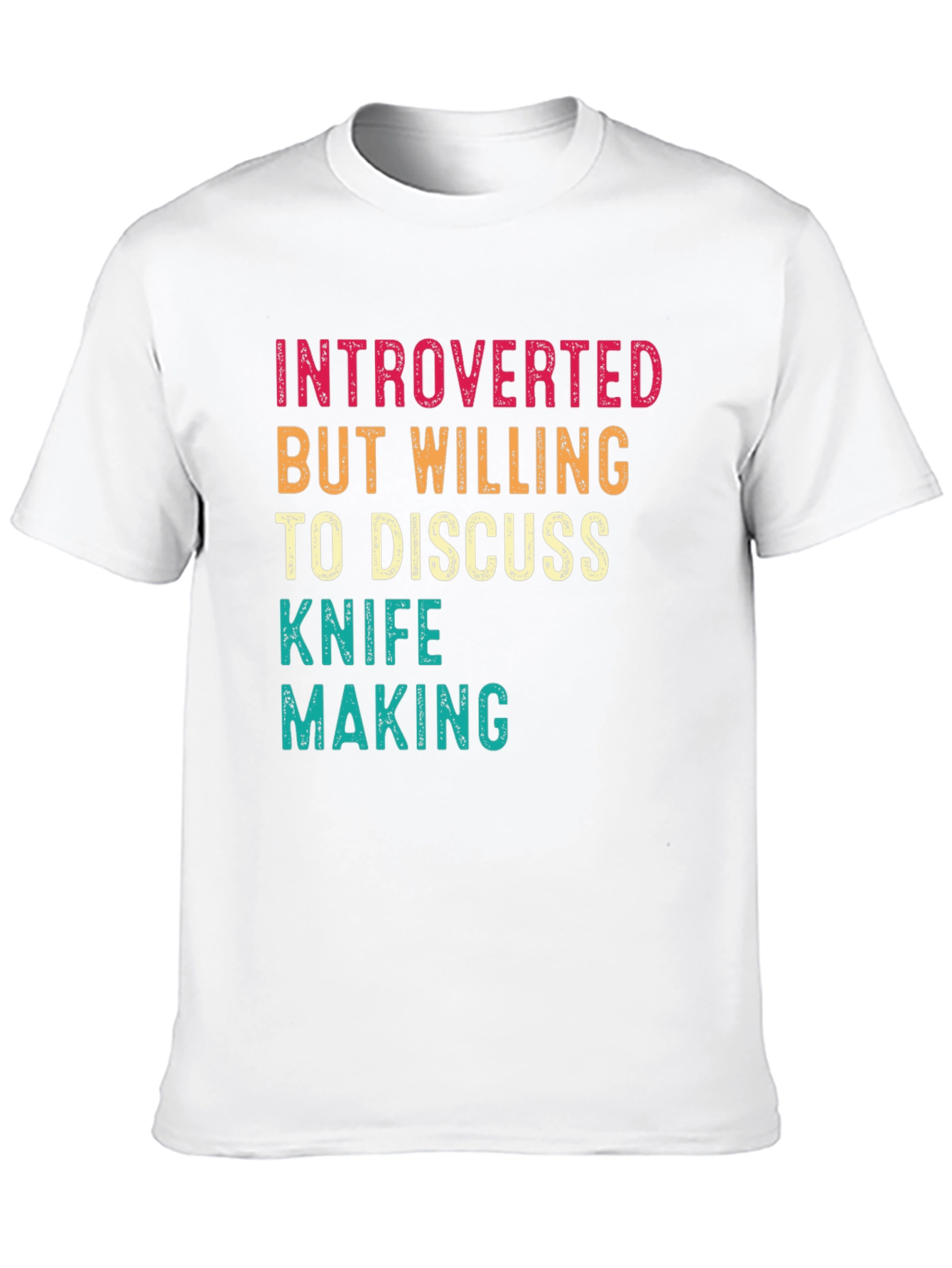 Introverted Knife Making Graphic Tee