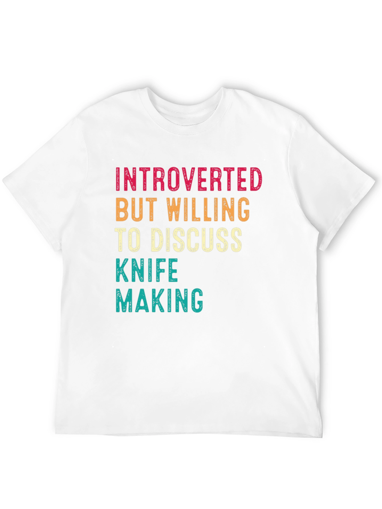 Introverted Knife Making Graphic Tee