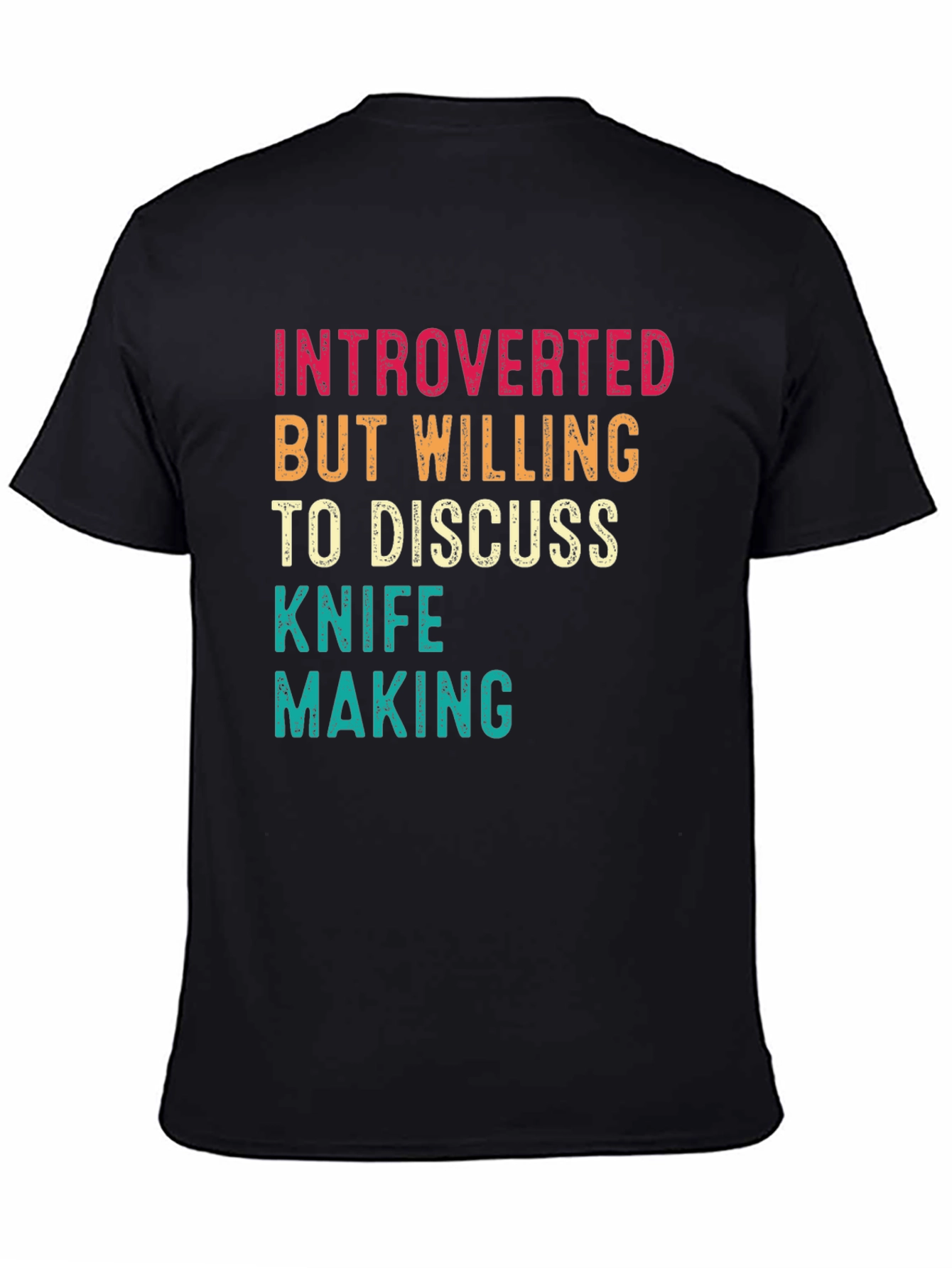 Introverted Knife Making Graphic Tee