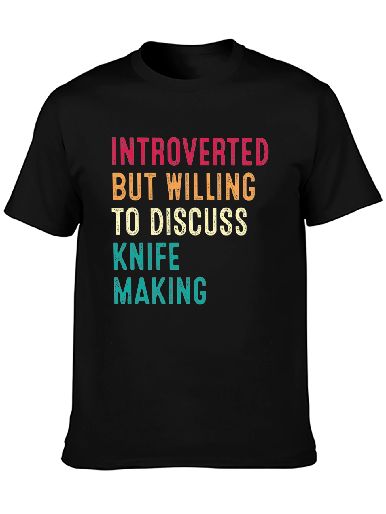 Introverted Knife Making Graphic Tee