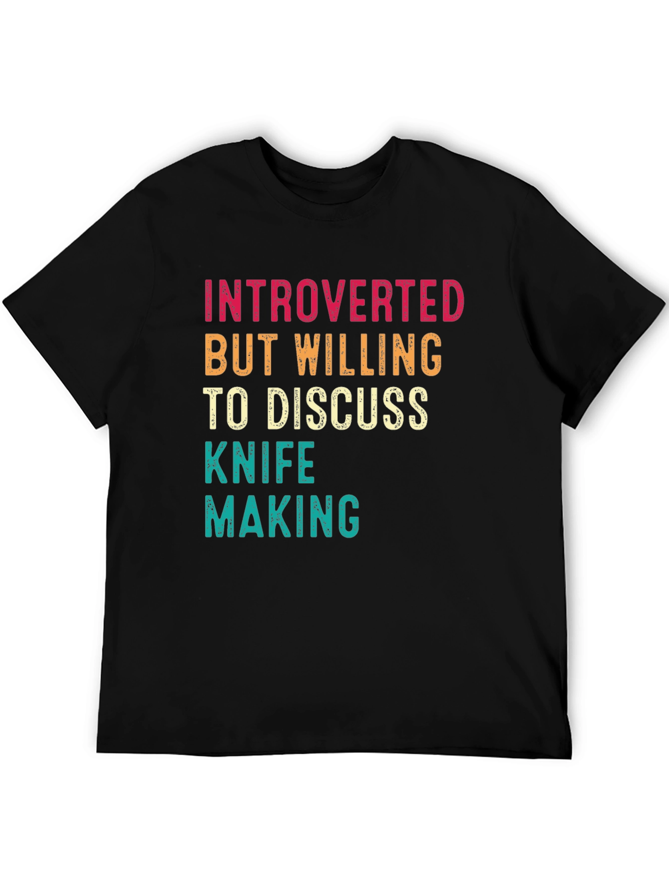 Introverted Knife Making Graphic Tee