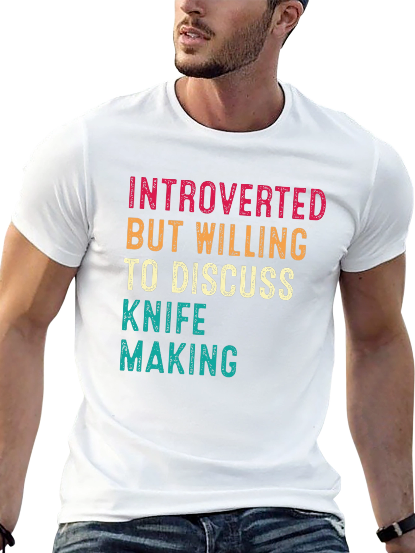 Introverted Knife Making Graphic Tee