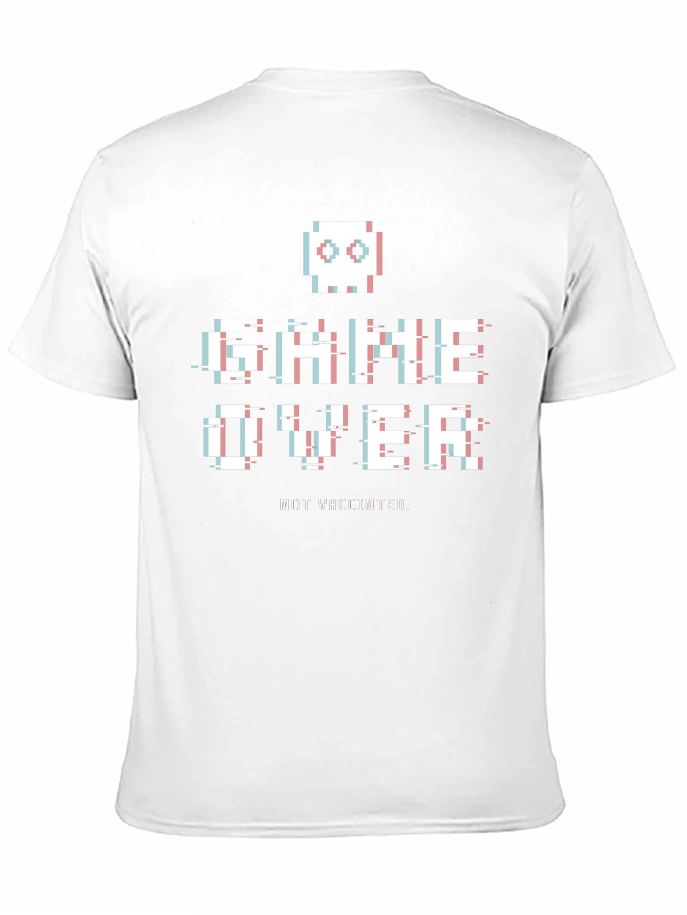 Game Over Not Vaccinated Pixel Art T-Shirt