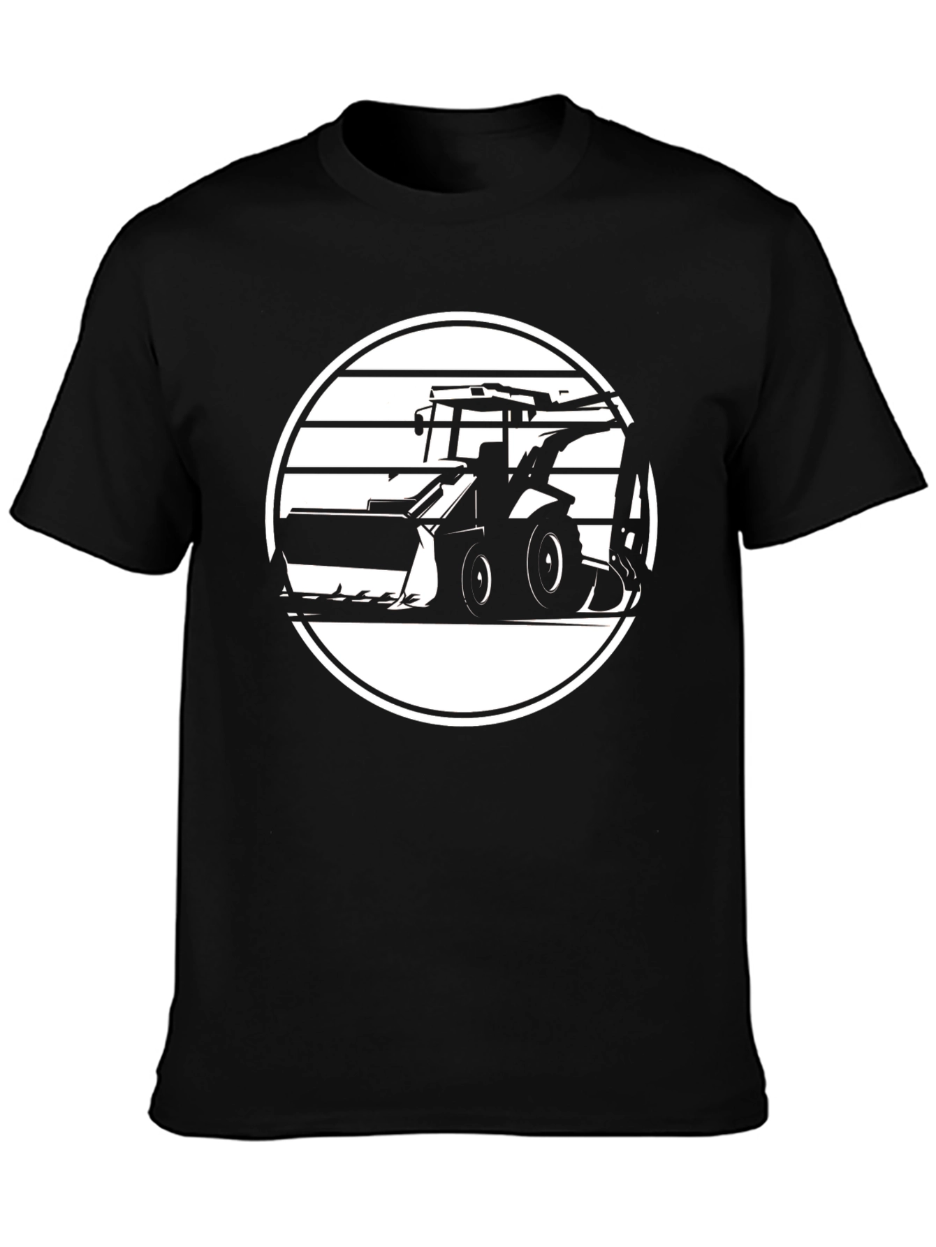 Black Bulldozer Graphic Tee