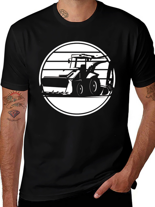 Black Bulldozer Graphic Tee