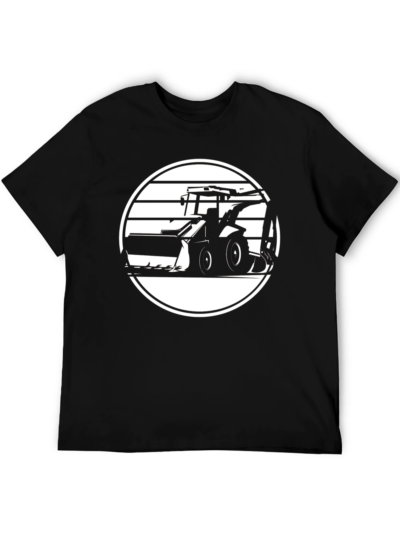 Black Bulldozer Graphic Tee