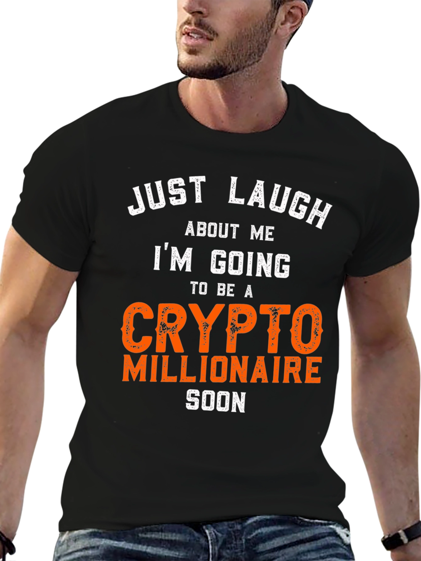 Crypto Millionaire T-Shirt - Just Laugh Graphic Tee
