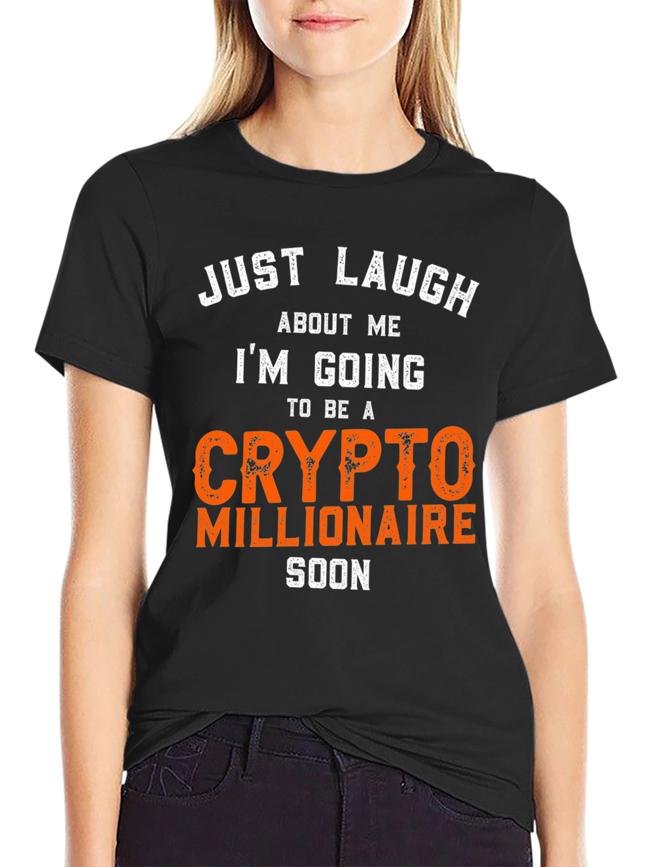 Crypto Millionaire T-Shirt - Just Laugh Graphic Tee