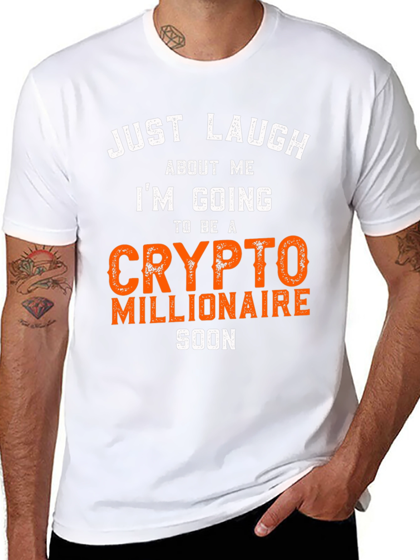 Crypto Millionaire T-Shirt - Just Laugh Graphic Tee