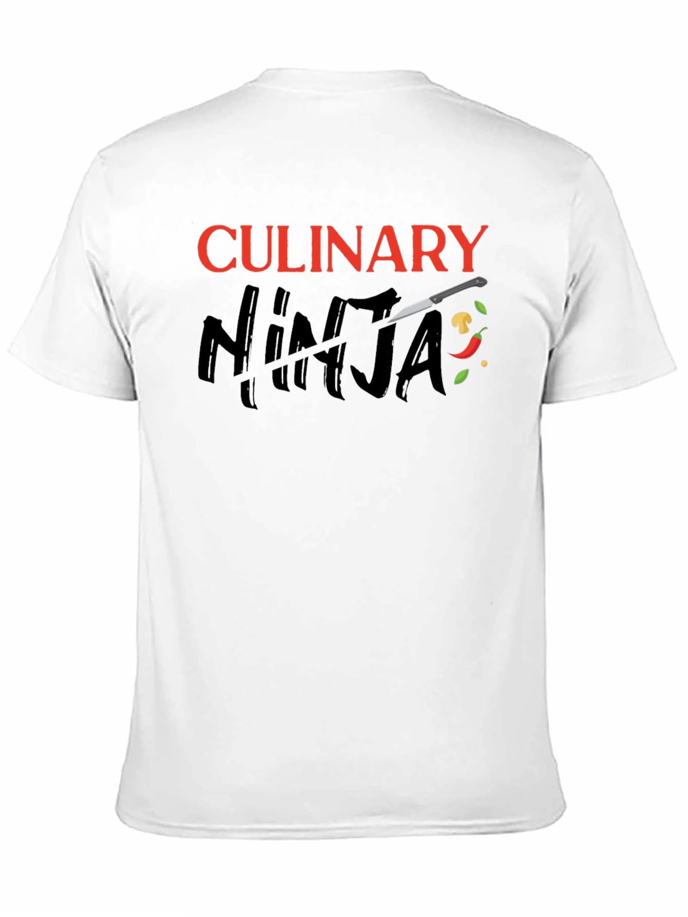Culinary Ninja Black Graphic T-Shirt