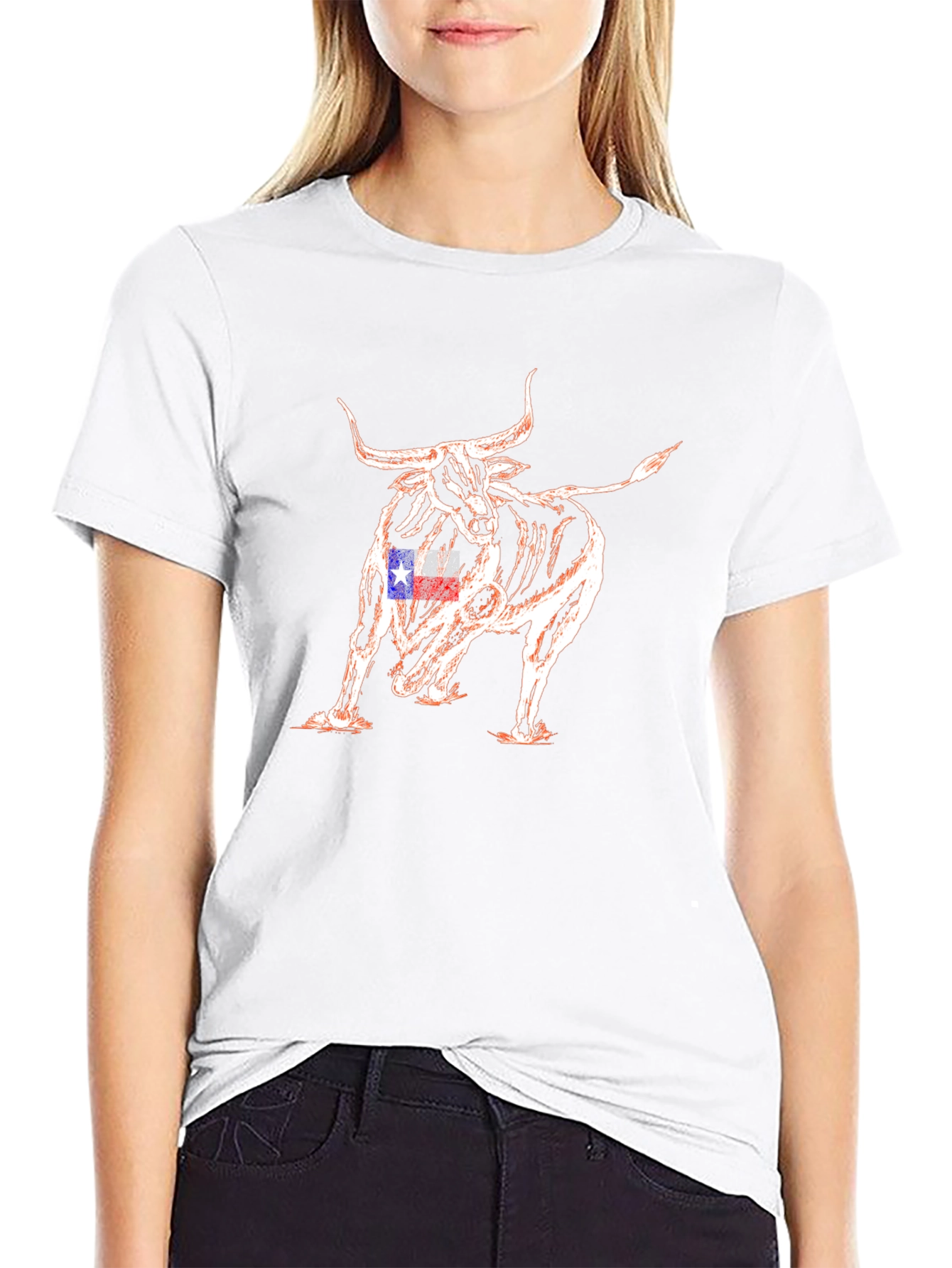 Texas Bull Graphic Tee - Bold & Unique Design