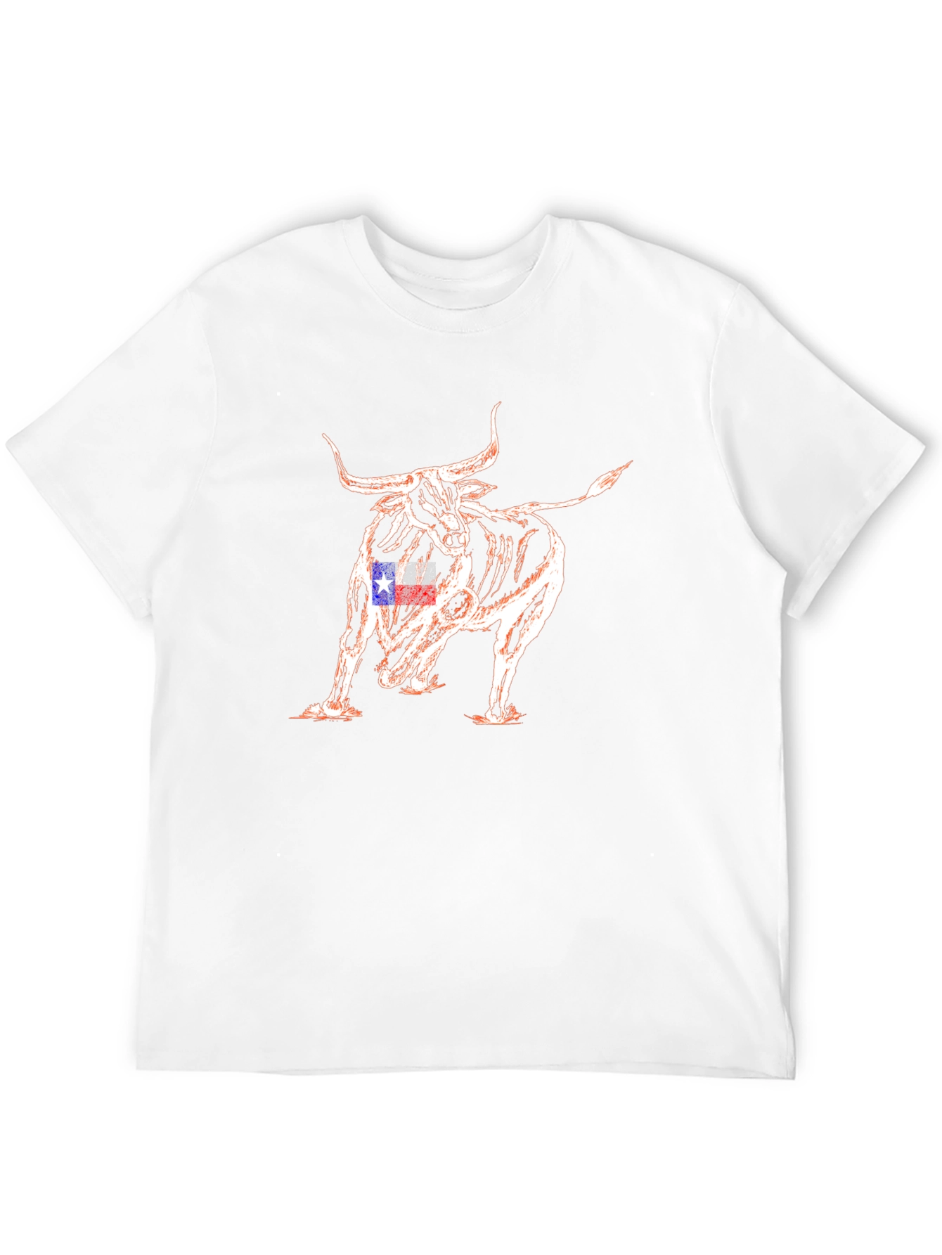 Texas Bull Graphic Tee - Bold & Unique Design