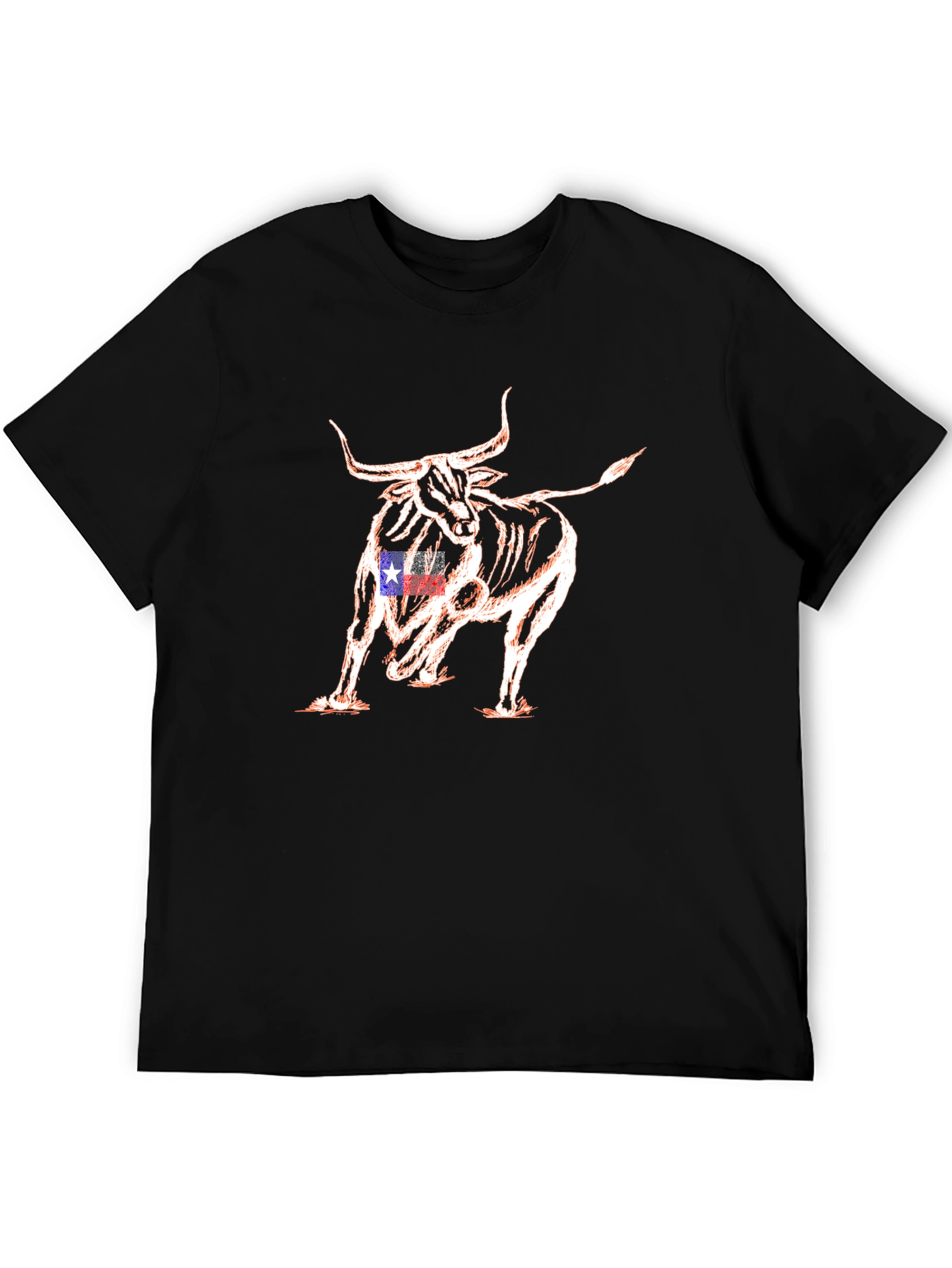 Texas Bull Graphic Tee - Bold & Unique Design