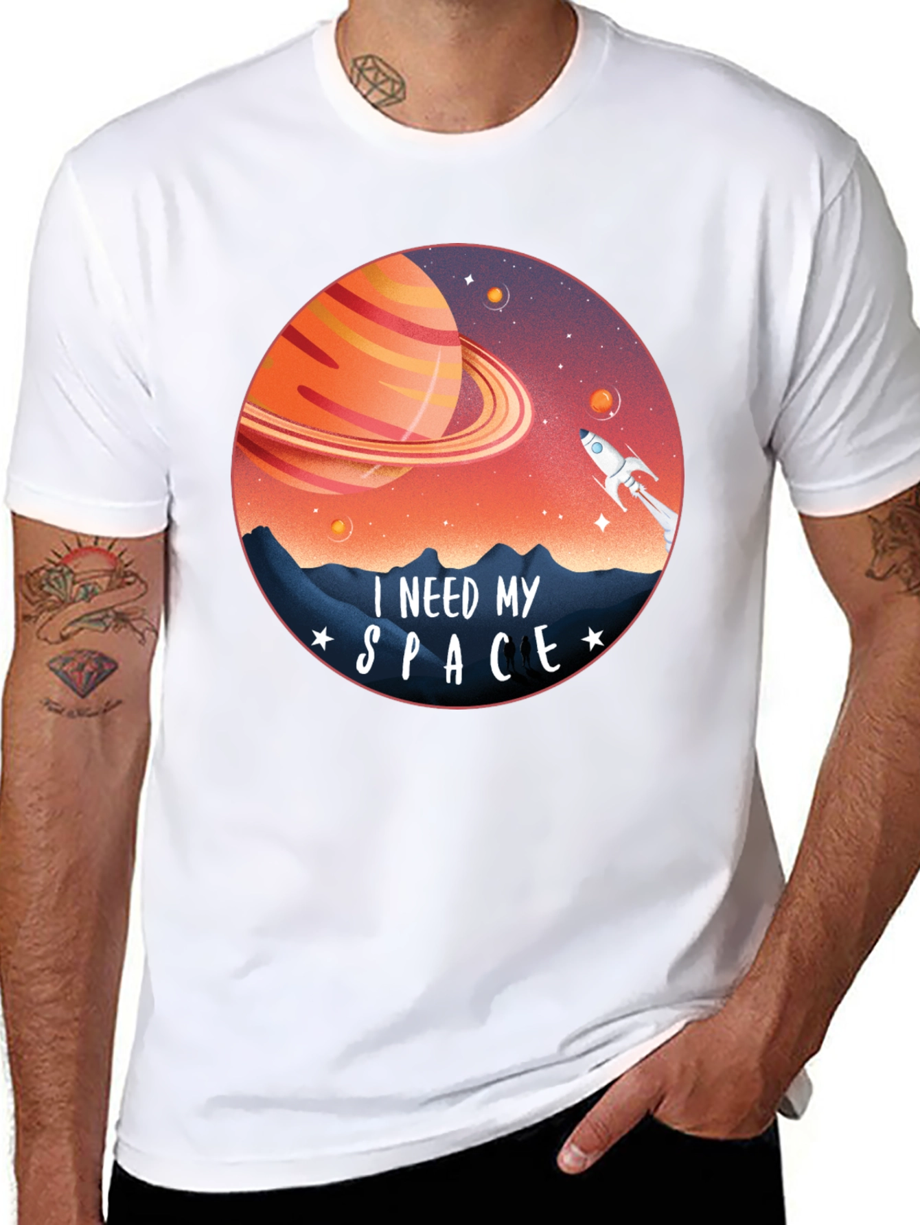 I Need My Space Graphic T-Shirt