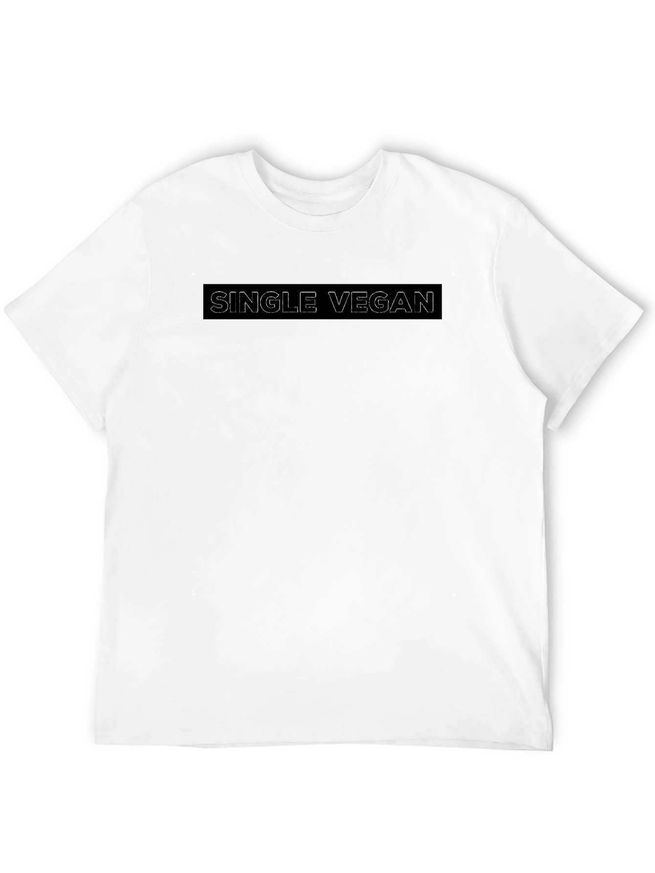 Single Vegan Black T-Shirt