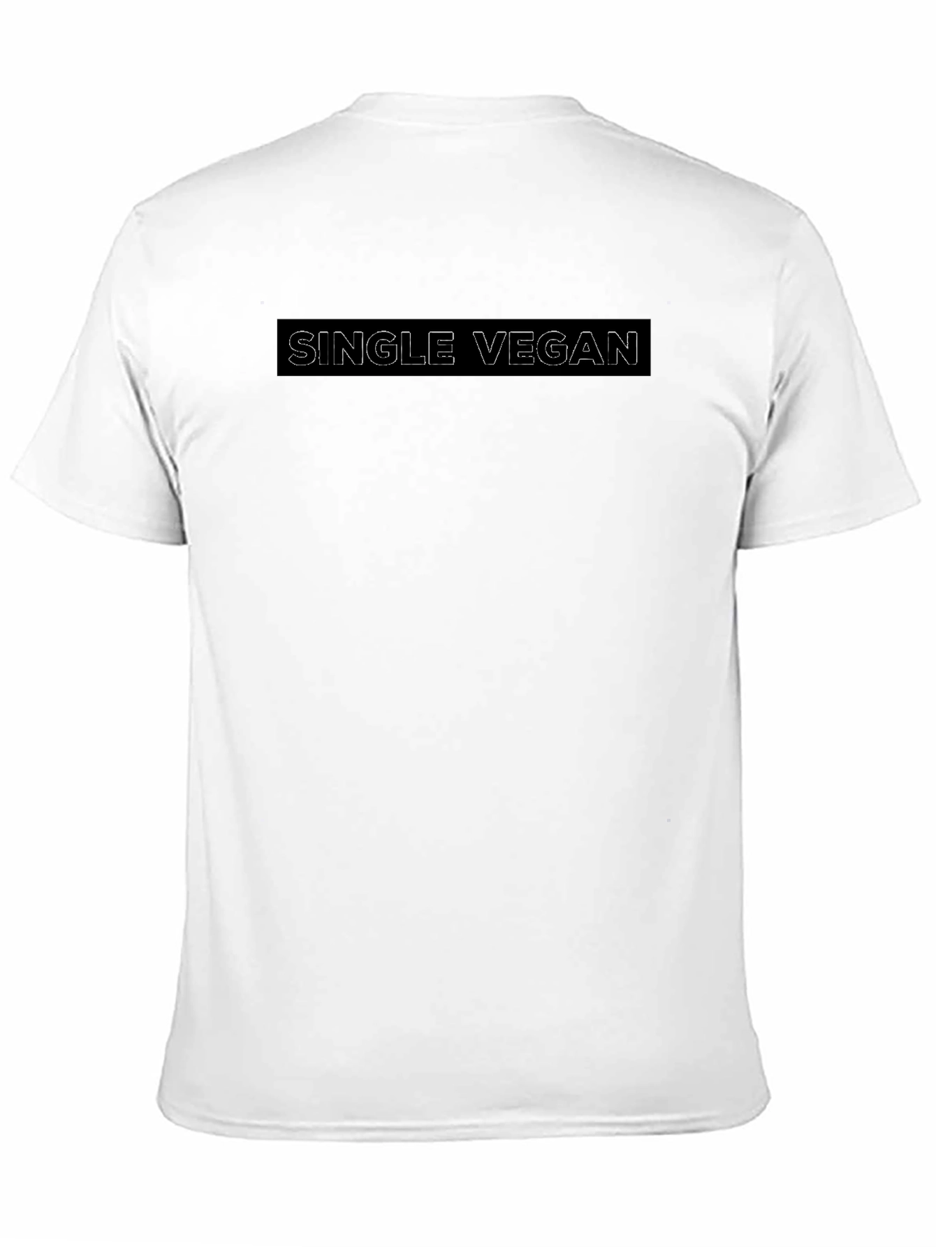 Single Vegan Black T-Shirt